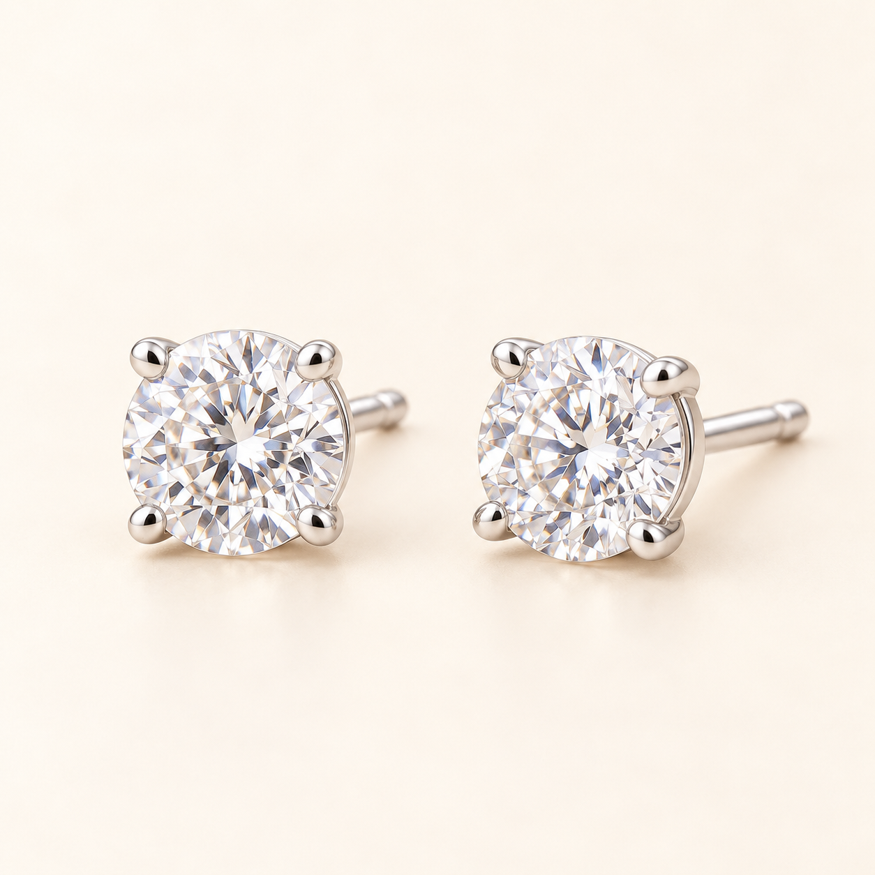 Pair of stud earrings